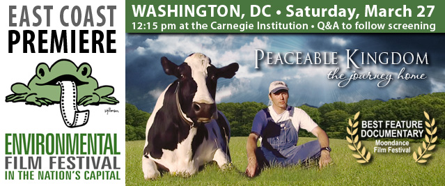 Peaceable Kingdom at Environmental Film Fest