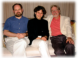 Dr. Tom Regan with James and Jenny
